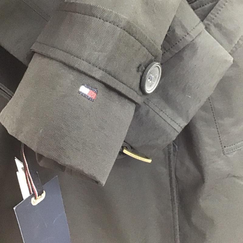 トミーヒルフィガー TOMMY HILFIGER ジャケット、上着 ジャンパー、ブルゾン 長袖ロングジャケット アウタートレンチコート M 無地 黒 / ブラック /  メンズ USED 古着 中古 10149159