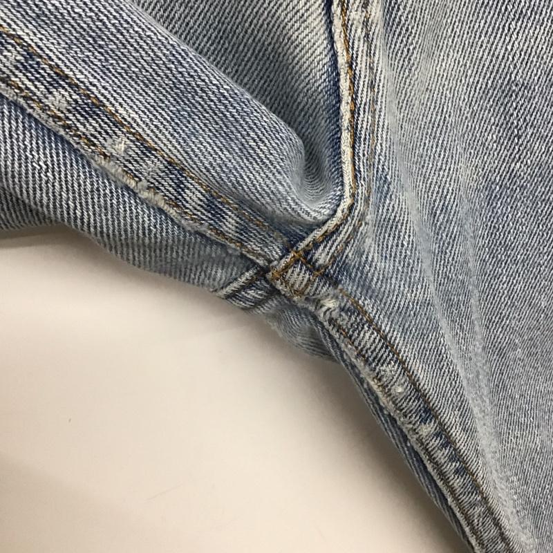 リーバイス Levi s パンツ デニム、ジーンズ デニムパンツ ワイドパンツ カジュアルパンツ 無地 水色 / ライトブルー /  メンズ USED 古着 中古 10149165
