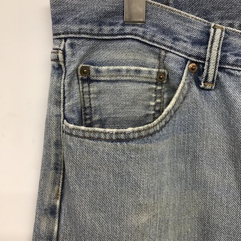リーバイス Levi s パンツ デニム、ジーンズ デニムパンツ ワイドパンツ カジュアルパンツ 無地 水色 / ライトブルー /  メンズ USED 古着 中古 10149165