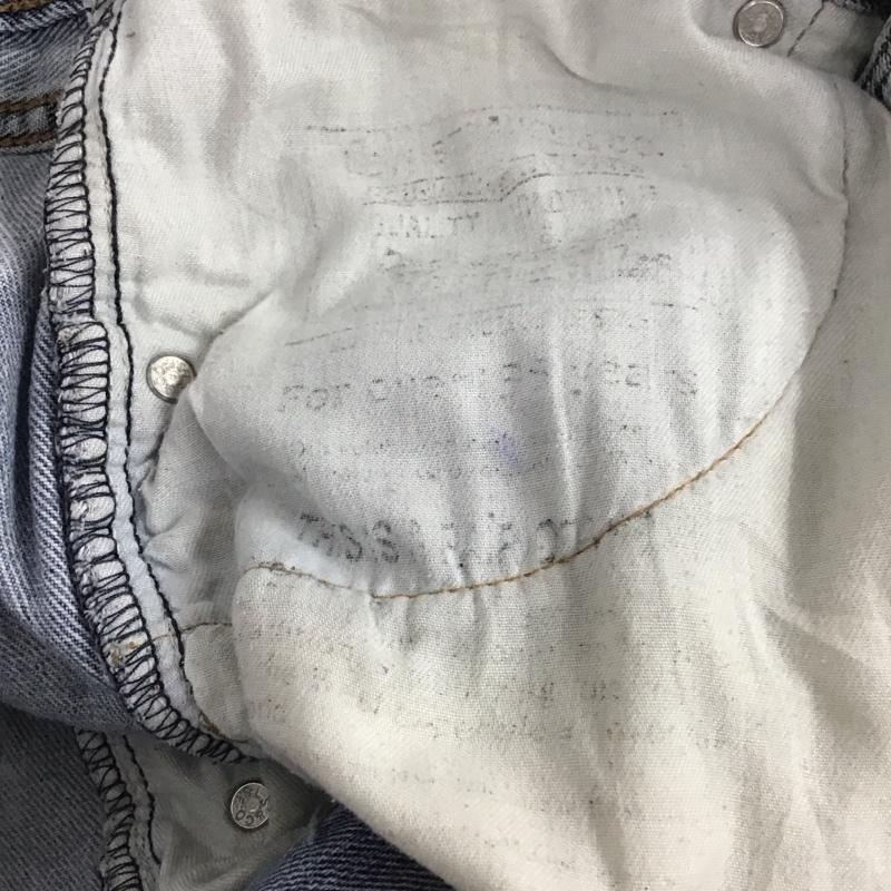 リーバイス Levi s パンツ デニム、ジーンズ デニムパンツ ワイドパンツ カジュアルパンツ 無地 水色 / ライトブルー /  メンズ USED 古着 中古 10149165