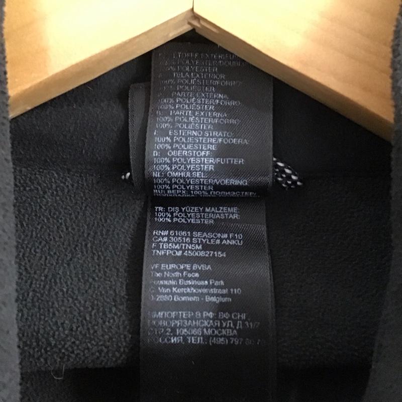 ザノースフェイス THE NORTH FACE ジャケット、上着 ジャンパー、ブルゾン ジップアップジャケット アウター スタンドカラージャケット S ロゴ、文字 黒 / ブラック /  メンズ USED 古着 中古 10149172