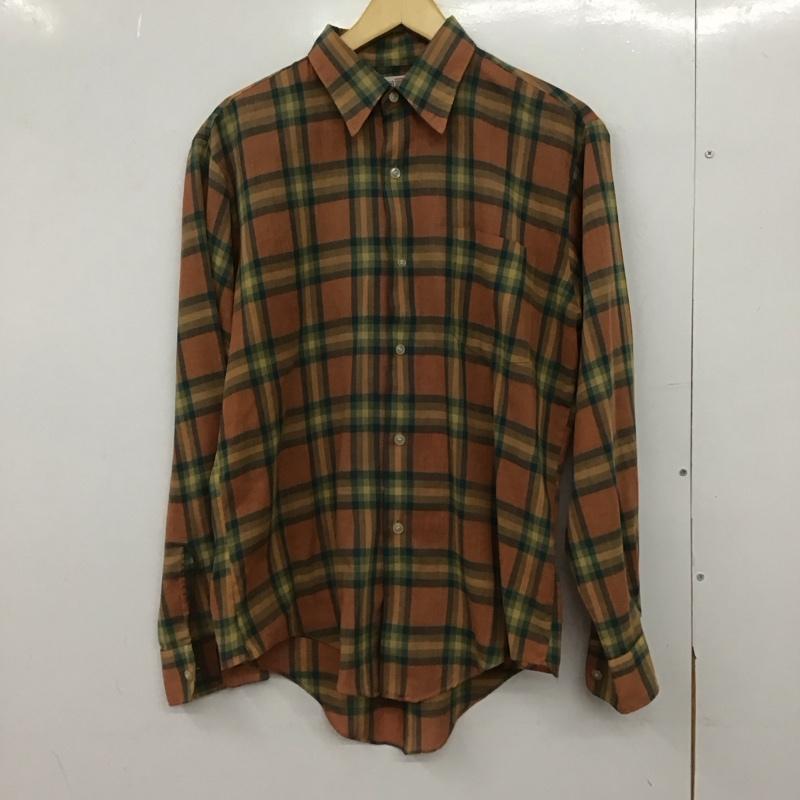 古着 USED シャツ、ブラウス 長袖 長袖シャツ チェックシャツ カラーシャツ M チェック マルチカラー / マルチカラー /  メンズ USED 古着 中古 10149175