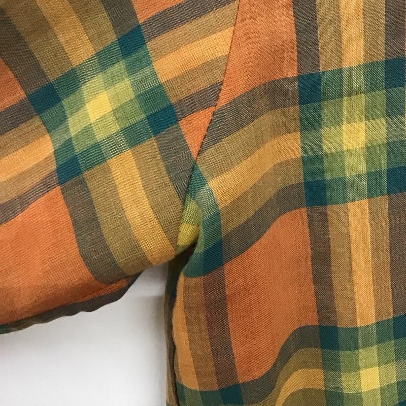 古着 USED シャツ、ブラウス 長袖 長袖シャツ チェックシャツ カラーシャツ M チェック マルチカラー / マルチカラー /  メンズ USED 古着 中古 10149175
