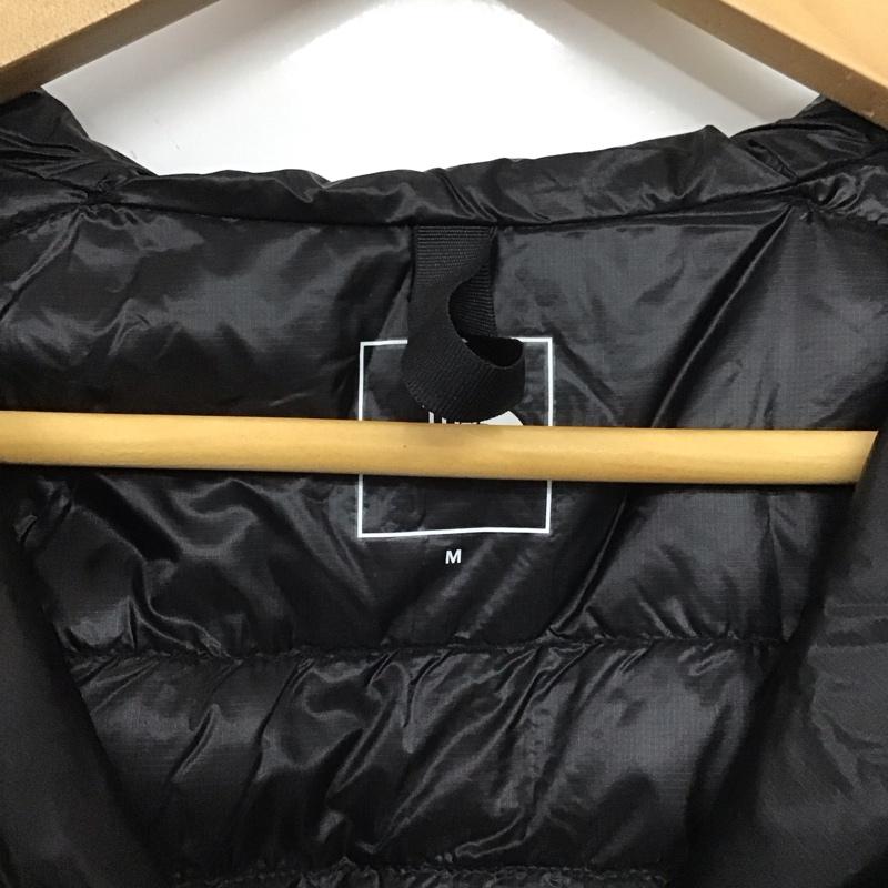ザノースフェイス THE NORTH FACE ジャケット、上着 ジャンパー、ブルゾン nd92334 ライトヒートフーディー ダウンジャケット M ロゴ、文字 黒 / ブラック /  メンズ USED 古着 中古 10149182