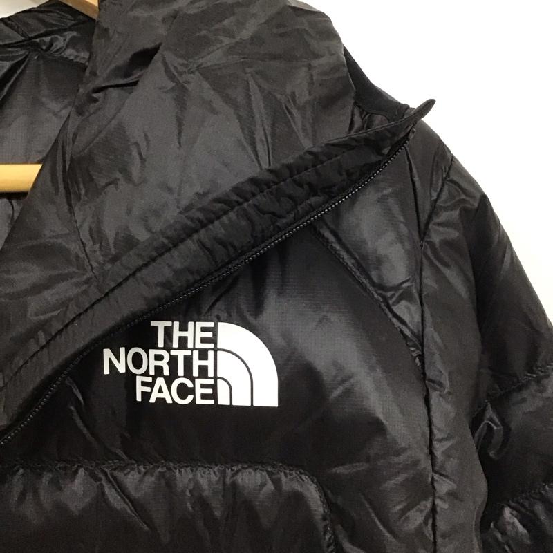 ザノースフェイス THE NORTH FACE ジャケット、上着 ジャンパー、ブルゾン nd92334 ライトヒートフーディー ダウンジャケット M ロゴ、文字 黒 / ブラック /  メンズ USED 古着 中古 10149182