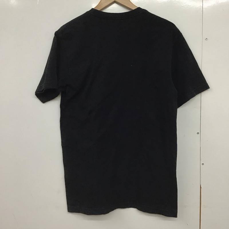 ボルコム VOLCOM Tシャツ 半袖 半袖カットソー プリントTシャツ クルーネックカットソー M ロゴ、文字 黒 / ブラック /  メンズ USED 古着 中古 10149192