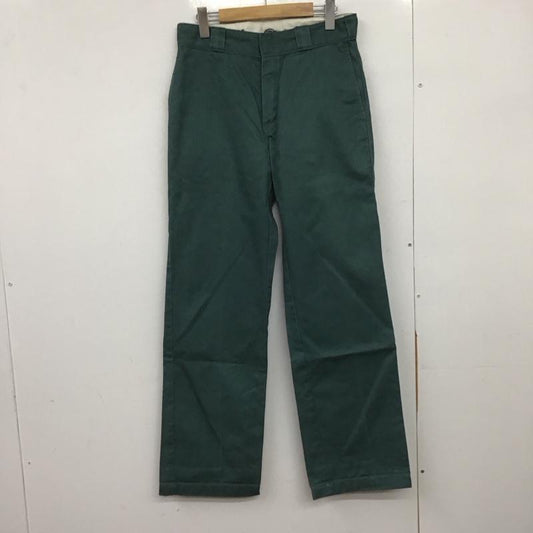 ディッキーズ Dickies パンツ ワークパンツ、ペインターパンツ ワークパンツ ワイドパンツ カジュアルパンツ 30インチ ロゴ、文字 緑 / グリーン /  メンズ USED 古着 中古 10149210