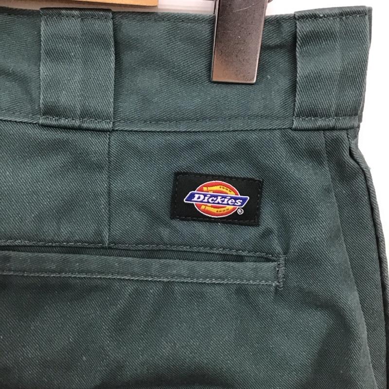 ディッキーズ Dickies パンツ ワークパンツ、ペインターパンツ ワークパンツ ワイドパンツ カジュアルパンツ 30インチ ロゴ、文字 緑 / グリーン /  メンズ USED 古着 中古 10149210