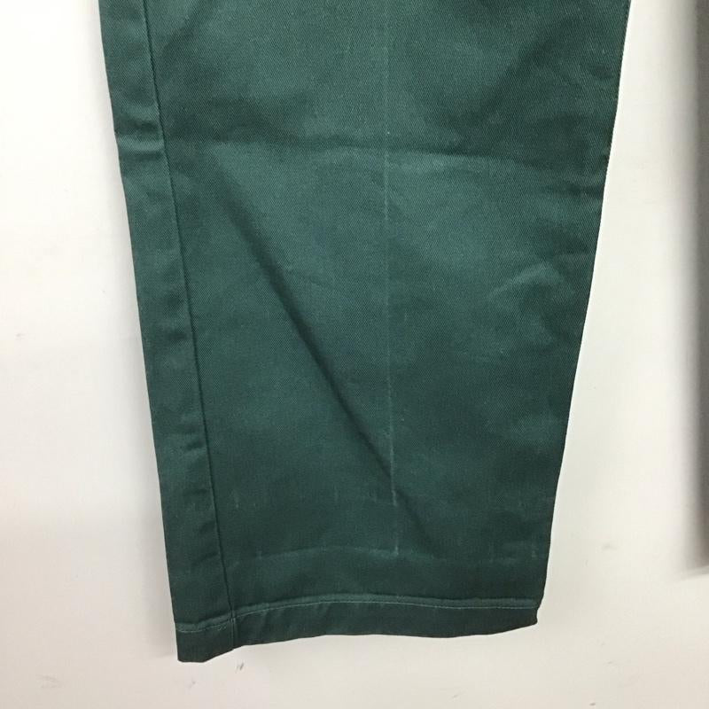 ディッキーズ Dickies パンツ ワークパンツ、ペインターパンツ ワークパンツ ワイドパンツ カジュアルパンツ 30インチ ロゴ、文字 緑 / グリーン /  メンズ USED 古着 中古 10149210