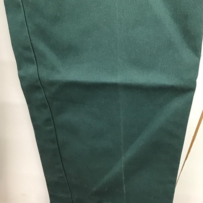 ディッキーズ Dickies パンツ ワークパンツ、ペインターパンツ ワークパンツ ワイドパンツ カジュアルパンツ 30インチ ロゴ、文字 緑 / グリーン /  メンズ USED 古着 中古 10149210