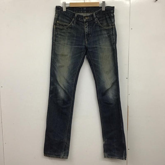 ブルーブルー BLUE BLUE パンツ デニム、ジーンズ デニムパンツ スリムパンツ カジュアルパンツ 30インチ ロゴ、文字 インディゴ / インディゴ /  メンズ USED 古着 中古 10149212