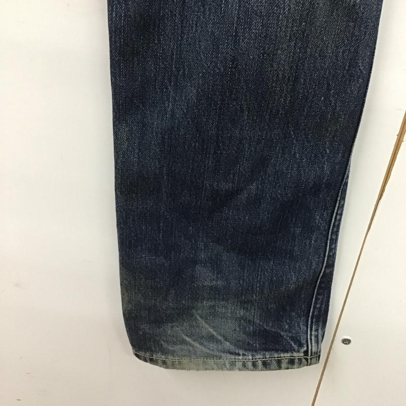 ブルーブルー BLUE BLUE パンツ デニム、ジーンズ デニムパンツ スリムパンツ カジュアルパンツ 30インチ ロゴ、文字 インディゴ / インディゴ /  メンズ USED 古着 中古 10149212