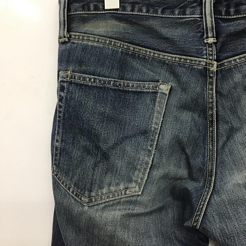 ブルーブルー BLUE BLUE パンツ デニム、ジーンズ デニムパンツ スリムパンツ カジュアルパンツ 30インチ ロゴ、文字 インディゴ / インディゴ /  メンズ USED 古着 中古 10149212