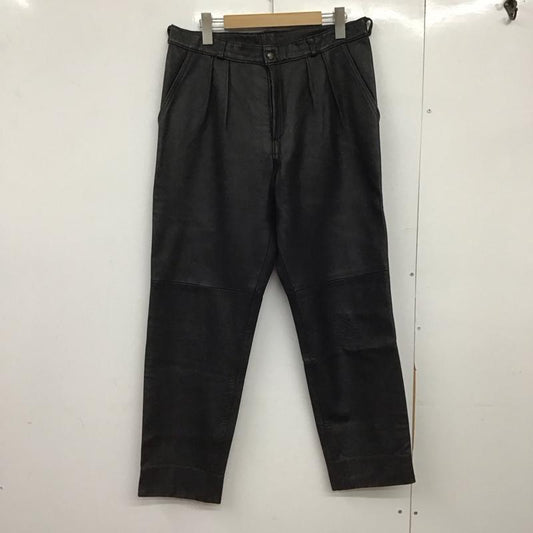 古着 USED パンツ ワークパンツ、ペインターパンツ レザーパンツ ワイドパンツ カジュアルパンツ 無地 黒 / ブラック /  メンズ USED 古着 中古 10149215