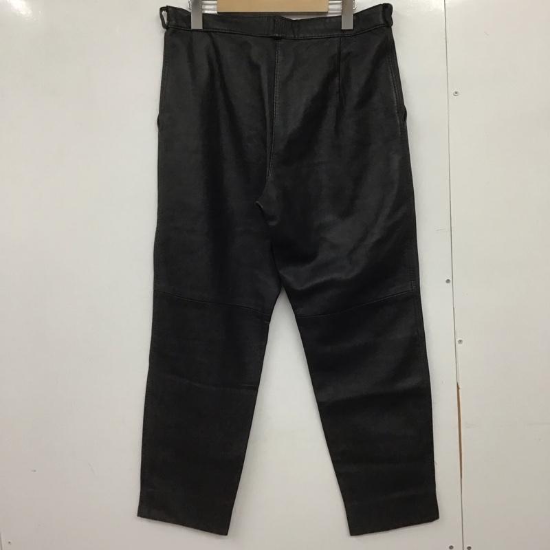 古着 USED パンツ ワークパンツ、ペインターパンツ レザーパンツ ワイドパンツ カジュアルパンツ 無地 黒 / ブラック /  メンズ USED 古着 中古 10149215