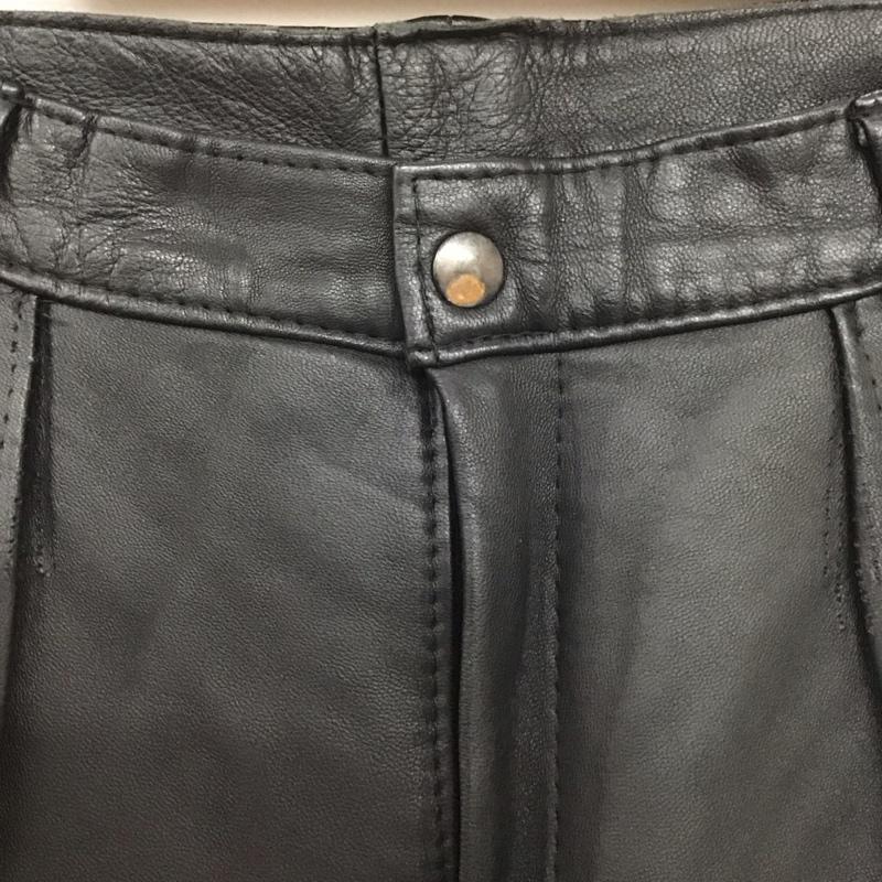 古着 USED パンツ ワークパンツ、ペインターパンツ レザーパンツ ワイドパンツ カジュアルパンツ 無地 黒 / ブラック /  メンズ USED 古着 中古 10149215