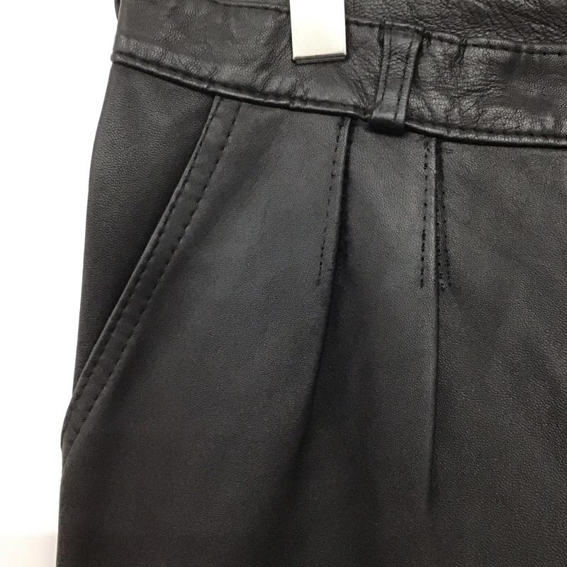 古着 USED パンツ ワークパンツ、ペインターパンツ レザーパンツ ワイドパンツ カジュアルパンツ 無地 黒 / ブラック /  メンズ USED 古着 中古 10149215