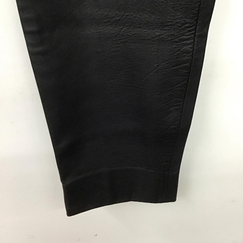 古着 USED パンツ ワークパンツ、ペインターパンツ レザーパンツ ワイドパンツ カジュアルパンツ 無地 黒 / ブラック /  メンズ USED 古着 中古 10149215