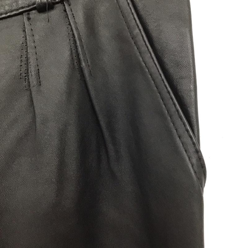 古着 USED パンツ ワークパンツ、ペインターパンツ レザーパンツ ワイドパンツ カジュアルパンツ 無地 黒 / ブラック /  メンズ USED 古着 中古 10149215