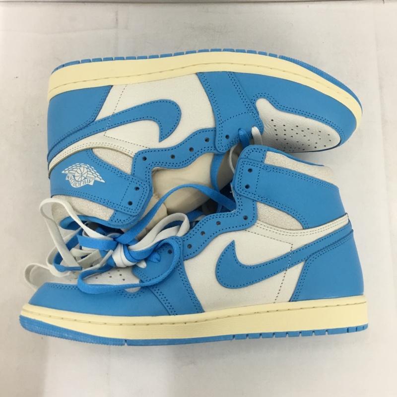 ナイキ NIKE スニーカー スニーカー DZ5485-402 AIR JORDAN 1 RETRO HIGH OG 28.5cm 箱有 28.5cm ロゴ、文字 白 / ホワイト / X 水色 / ライトブルー /  メンズ USED 古着 中古 10149217