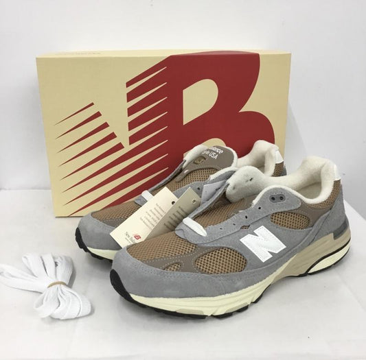 ニューバランス New Balance スニーカー スニーカー U993GG USA製 28.5cm 箱有 28.5cm ロゴ、文字 灰 / グレー / X 茶 / ブラウン /  メンズ USED 古着 中古 10149219