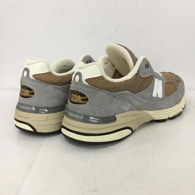 ニューバランス New Balance スニーカー スニーカー U993GG USA製 28.5cm 箱有 28.5cm ロゴ、文字 灰 / グレー / X 茶 / ブラウン /  メンズ USED 古着 中古 10149219