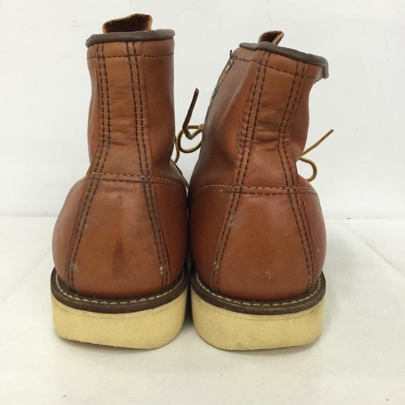 レッドウィング RED WING ブーツ ショートブーツ 8875 6インチ クラシックモック USA8.5E US：8.5 無地 茶 / ブラウン /  メンズ USED 古着 中古 10149229