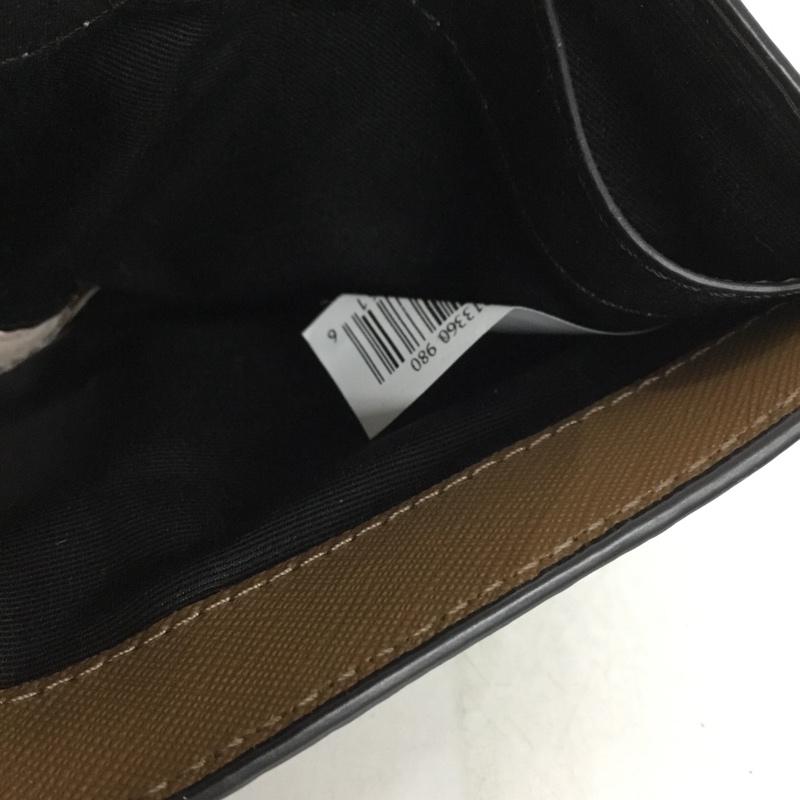 マークジェイコブス MARCJACOBS 財布 二つ折り M0013360 980 L字ファスナー ワンポイント 黒 / ブラック / X 桃 / ピンク /  レディース USED 古着 中古 10149237