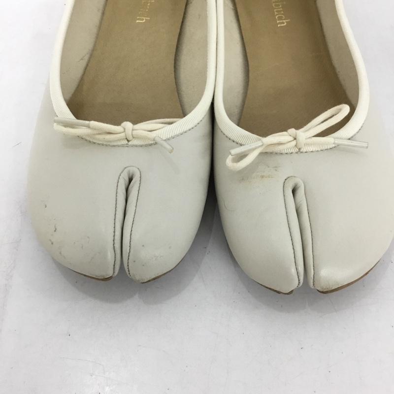 古着 USED パンプス パンプス 足袋パンプス 37 箱有 無地 オフホワイト / オフホワイト /  レディース USED 古着 中古 10149247