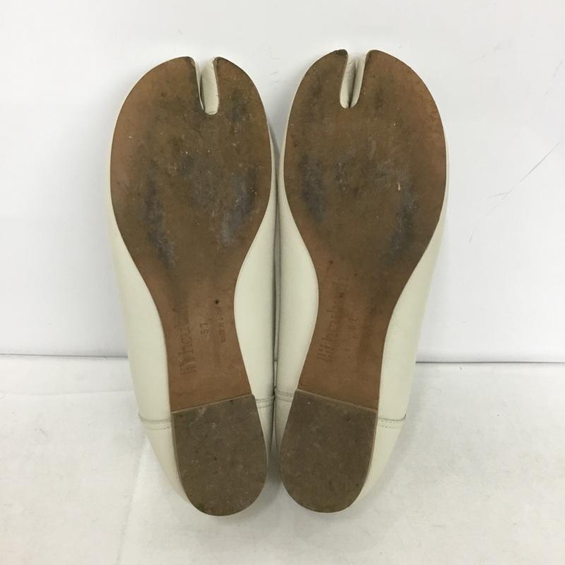 古着 USED パンプス パンプス 足袋パンプス 37 箱有 無地 オフホワイト / オフホワイト /  レディース USED 古着 中古 10149247