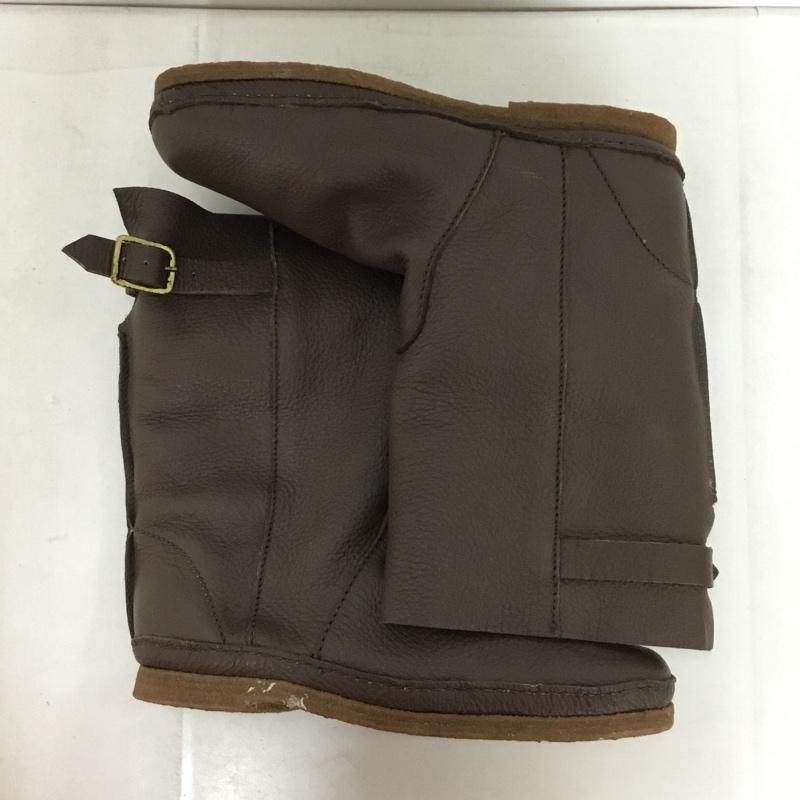 コース KOOS ブーツ 一般 ベルト付き レザー 箱有 38 無地 茶 / ブラウン /  レディース USED 古着 中古 10149249