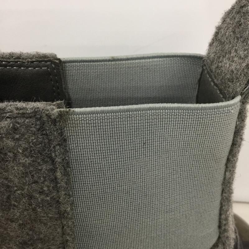 グラウンズ grounds ブーツ ショートブーツ JEWELRY FELT SIDE GORE サイドゴア 29cm 29.0cm 無地 灰 / グレー /  メンズ USED 古着 中古 10149251