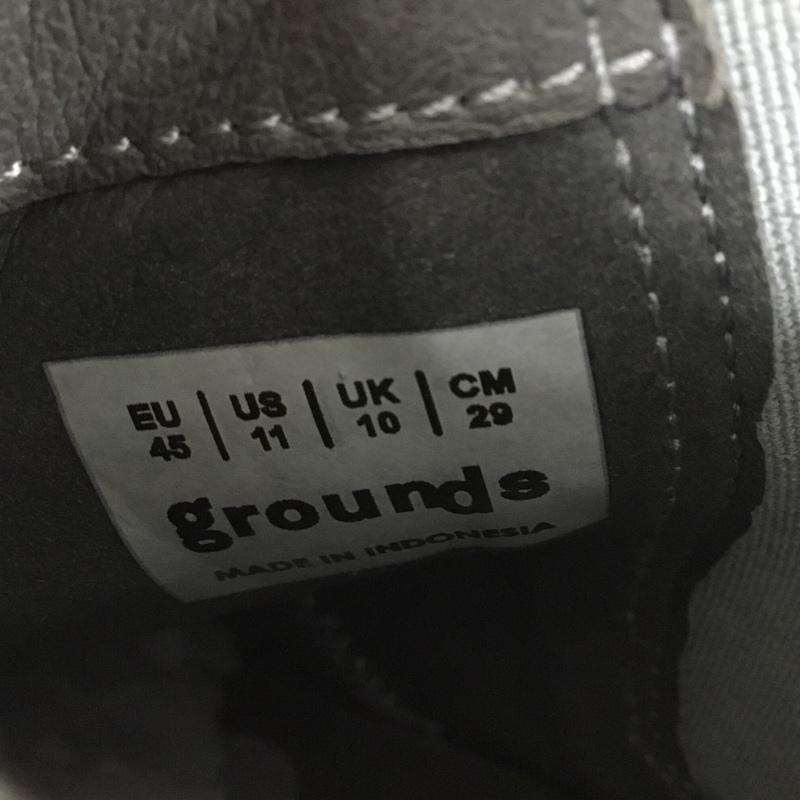 グラウンズ grounds ブーツ ショートブーツ JEWELRY FELT SIDE GORE サイドゴア 29cm 29.0cm 無地 灰 / グレー /  メンズ USED 古着 中古 10149251