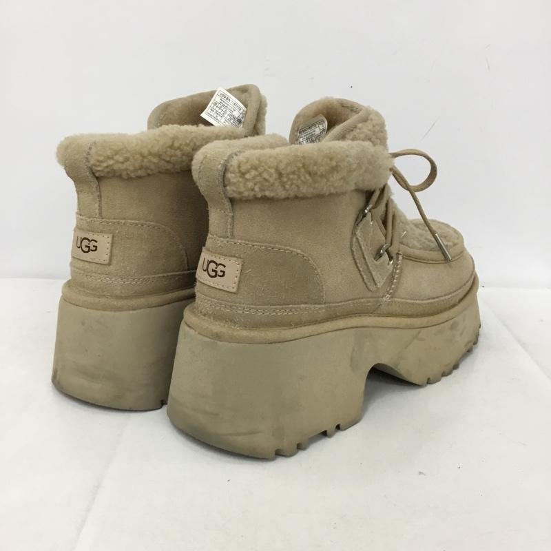 アグ UGG スニーカー スニーカー 1167772 クラシック ニューハイツ レースアップ 26cm 26.0cm ロゴ、文字 ベージュ / ベージュ /  レディース USED 古着 中古 10149252