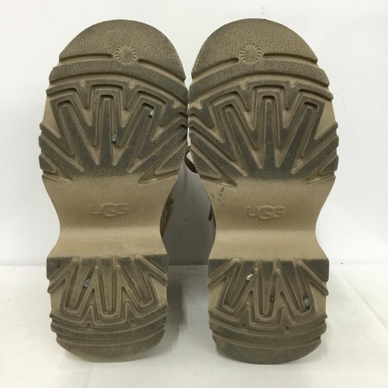 アグ UGG スニーカー スニーカー 1167772 クラシック ニューハイツ レースアップ 26cm 26.0cm ロゴ、文字 ベージュ / ベージュ /  レディース USED 古着 中古 10149252