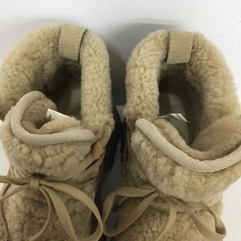 アグ UGG スニーカー スニーカー 1167772 クラシック ニューハイツ レースアップ 26cm 26.0cm ロゴ、文字 ベージュ / ベージュ /  レディース USED 古着 中古 10149252