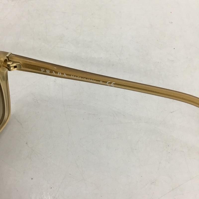 プラダ PRADA めがね・サングラス サングラス SPR02O-A HAZ-6S1 ロゴ、文字 ベージュ / ベージュ /  メンズ USED 古着 中古 10149254