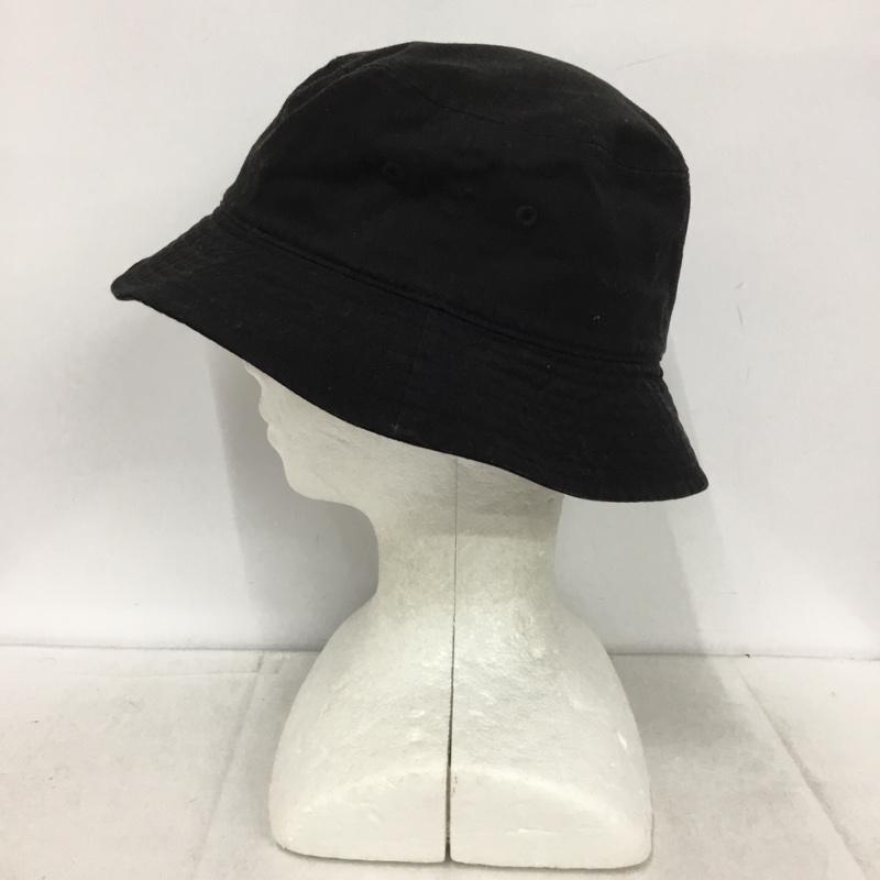 ステューシー STUSSY 帽子 ハット バケハ バケットハット ロゴ、文字 黒 / ブラック /  メンズ USED 古着 中古 10149257