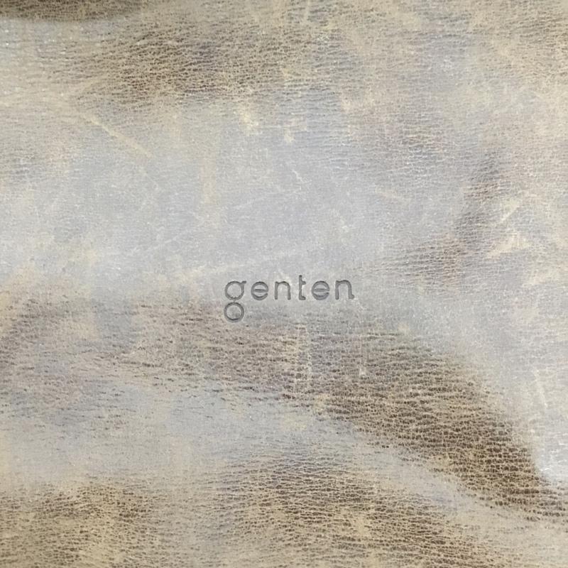 ゲンテン genten ショルダーバッグ ショルダーバッグ レザー ロゴ、文字 茶 / ブラウン /  レディース USED 古着 中古 10149259