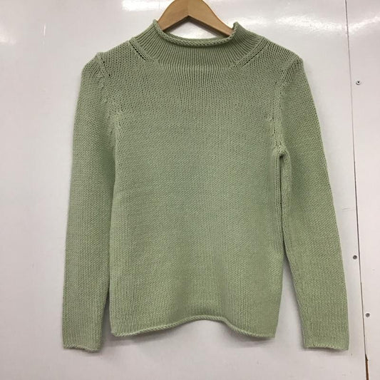 ラルフローレンスポーツ RALPHLAURENSPORT ニット、セーター 長袖 M 無地 薄緑 / ライトグリーン /  レディース USED 古着 中古 10149266