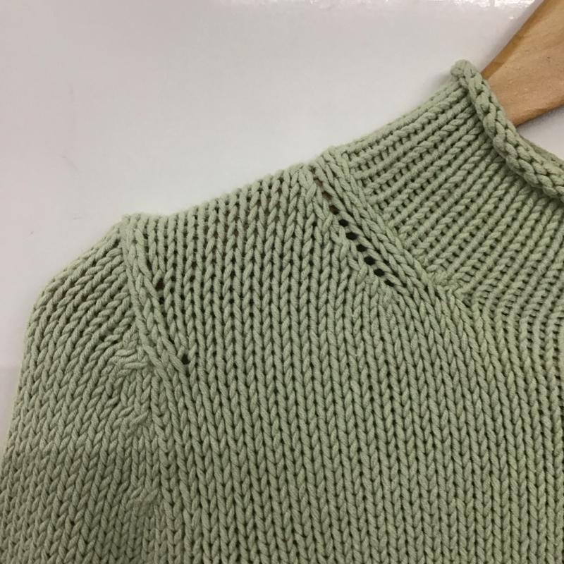ラルフローレンスポーツ RALPHLAURENSPORT ニット、セーター 長袖 M 無地 薄緑 / ライトグリーン /  レディース USED 古着 中古 10149266