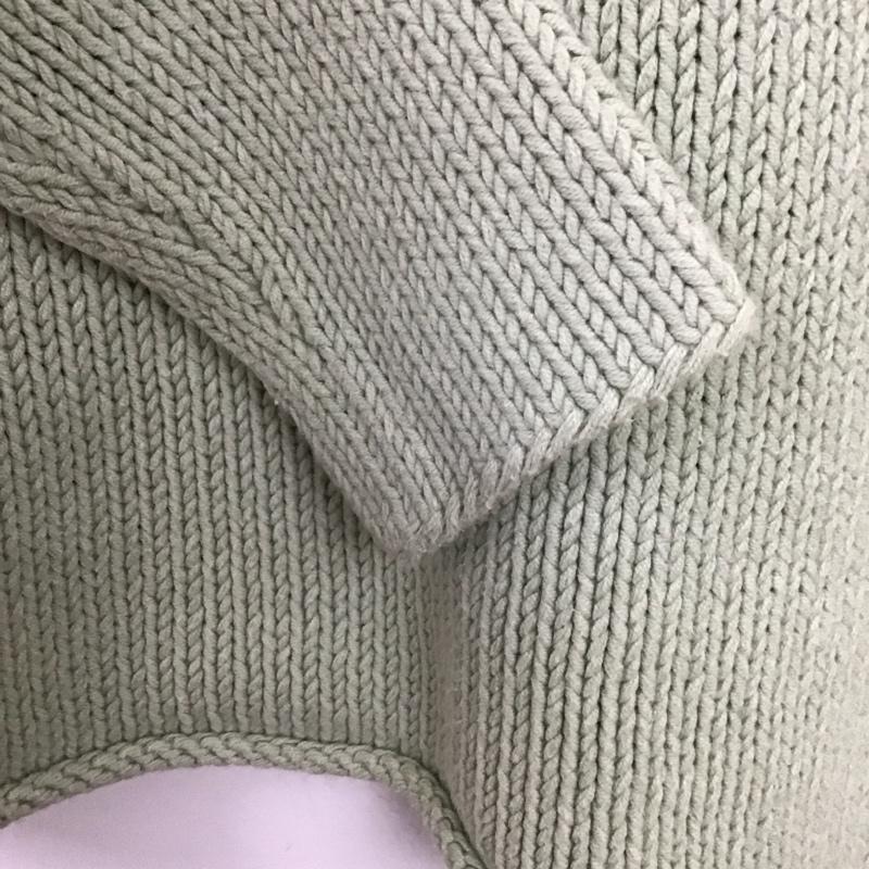 ラルフローレンスポーツ RALPHLAURENSPORT ニット、セーター 長袖 M 無地 薄緑 / ライトグリーン /  レディース USED 古着 中古 10149266