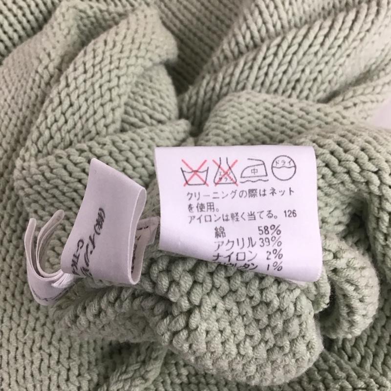 ラルフローレンスポーツ RALPHLAURENSPORT ニット、セーター 長袖 M 無地 薄緑 / ライトグリーン /  レディース USED 古着 中古 10149266