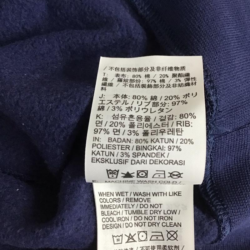 ナイキ NIKE トレーナー 長袖 FD0885-410 スウェット 裏起毛 L ロゴ、文字 紺 / ネイビー /  レディース USED 古着 中古 10149268
