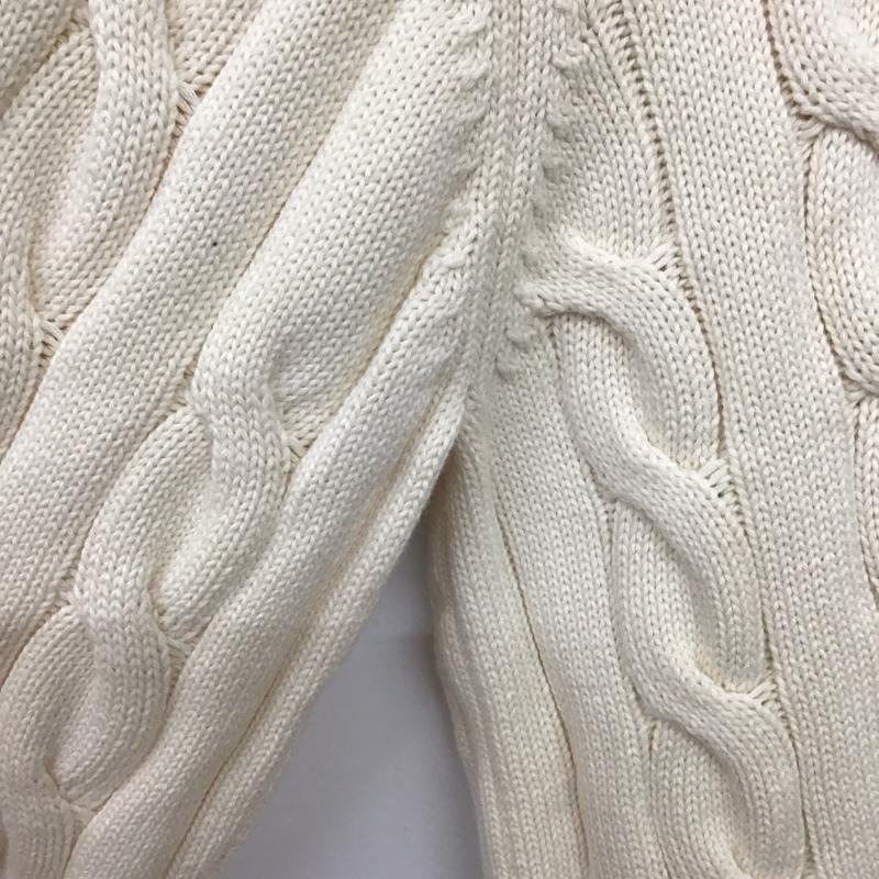 カーハート Carhartt ニット、セーター 長袖 長袖ニットカットソー クルーネック セーター M 総柄 アイボリー / アイボリー /  メンズ USED 古着 中古 10149281