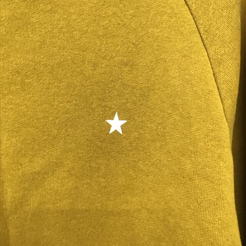 コンバース CONVERSE トレーナー 長袖 長袖トレーナー スウェット クルーネック プルオーバー 3 ロゴ、文字 マスタード / マスタード /  メンズ USED 古着 中古 10149286