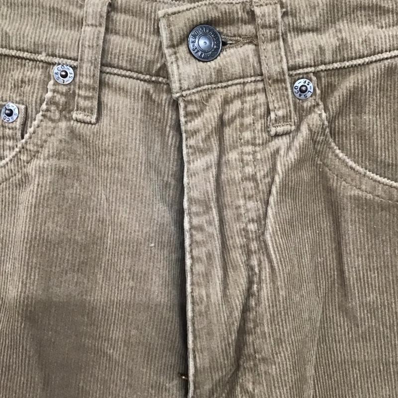 リーバイストラウスアンドコー Levi Strauss & co. パンツ ワークパンツ、ペインターパンツ コーデュロイパンツ スリムパンツ カジュアルパンツ 29インチ 無地 ベージュ / ベージュ /  メンズ USED 古着 中古 10149294