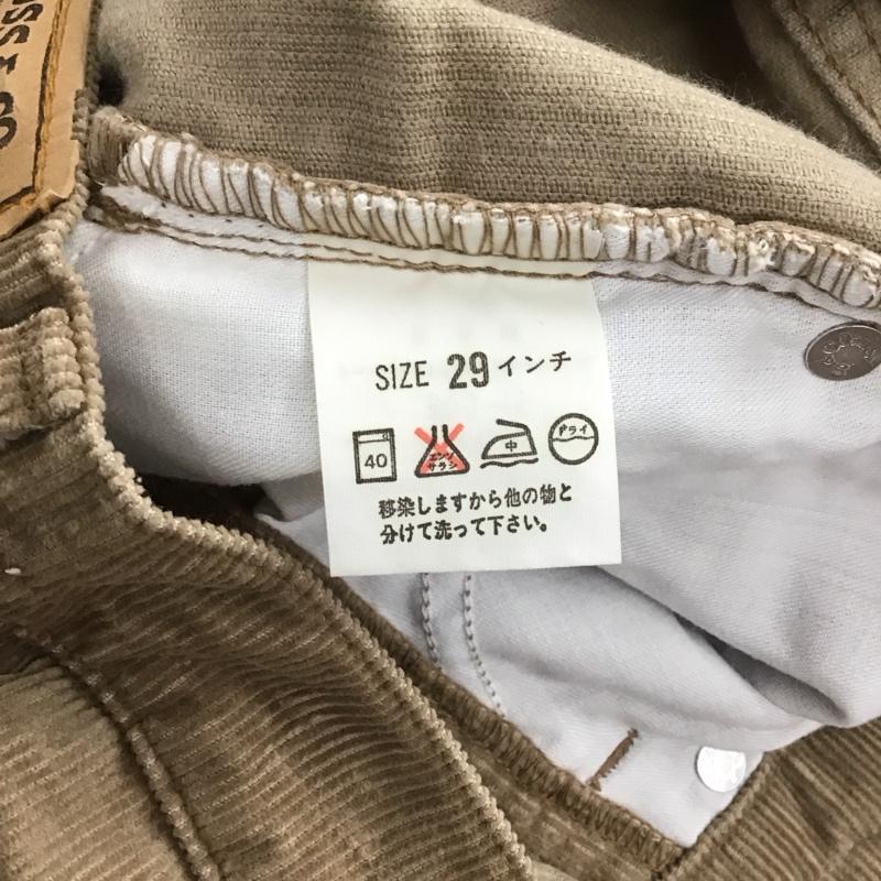 リーバイストラウスアンドコー Levi Strauss & co. パンツ ワークパンツ、ペインターパンツ コーデュロイパンツ スリムパンツ カジュアルパンツ 29インチ 無地 ベージュ / ベージュ /  メンズ USED 古着 中古 10149294