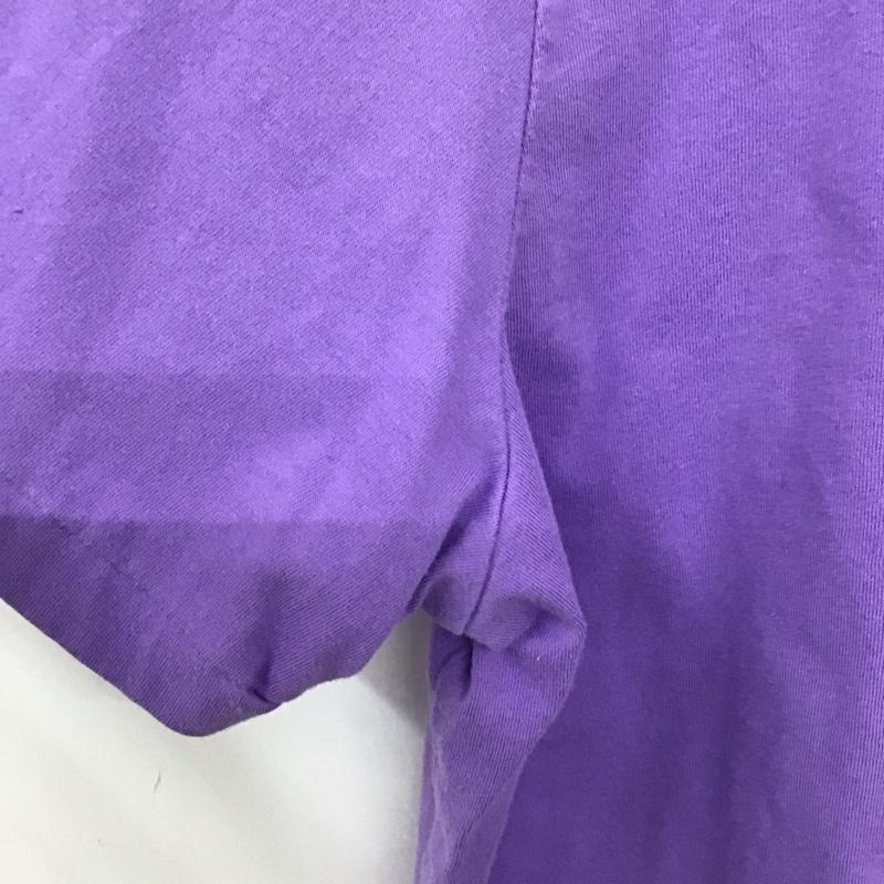 ポロラルフローレン POLO RALPH LAUREN Tシャツ 半袖 半袖カットソー プリントTシャツ Vネックカットソー XXL ロゴ、文字 紫 / パープル /  メンズ USED 古着 中古 10149306