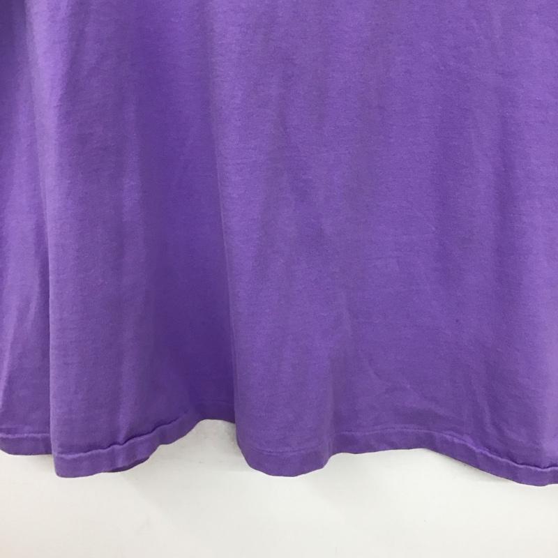 ポロラルフローレン POLO RALPH LAUREN Tシャツ 半袖 半袖カットソー プリントTシャツ Vネックカットソー XXL ロゴ、文字 紫 / パープル /  メンズ USED 古着 中古 10149306